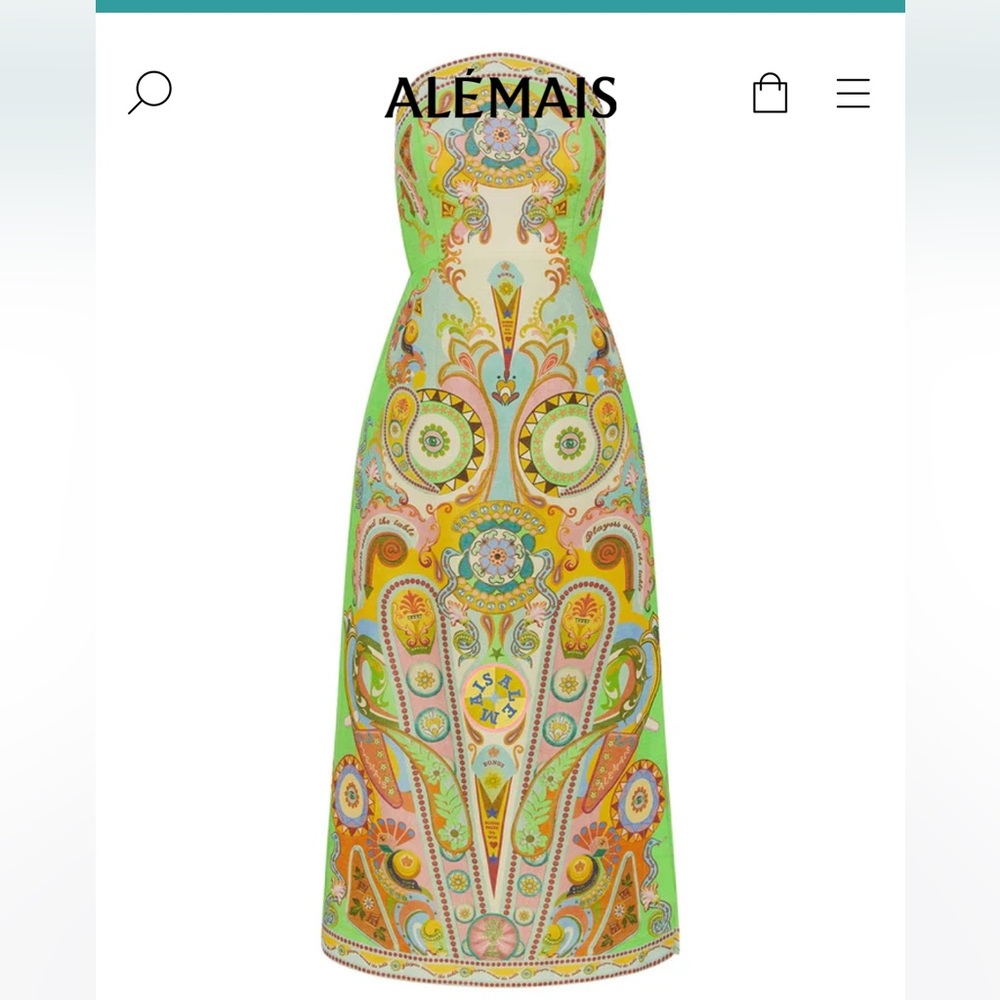 NWT Alemais Pinball Bodice Dress size 6